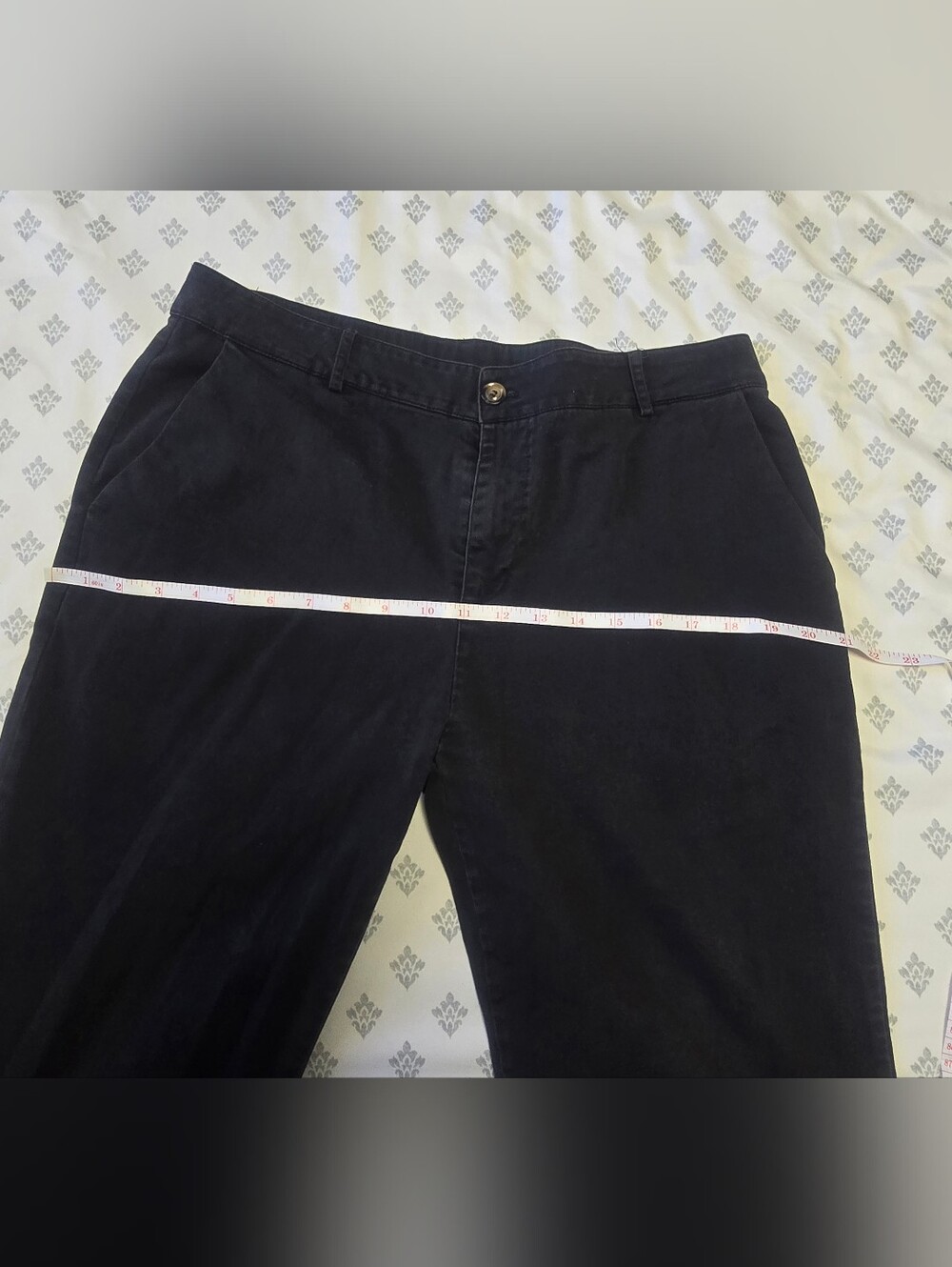 Women's Black Stretch Pants XL No Brand - Picture 7 of 8